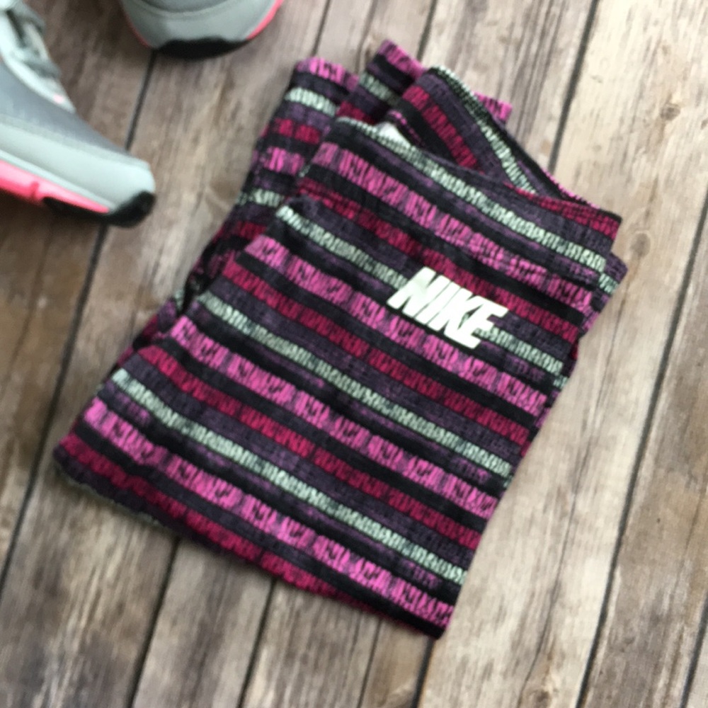 Nike Pink & Black Workout Pants Womens Size S NWOT